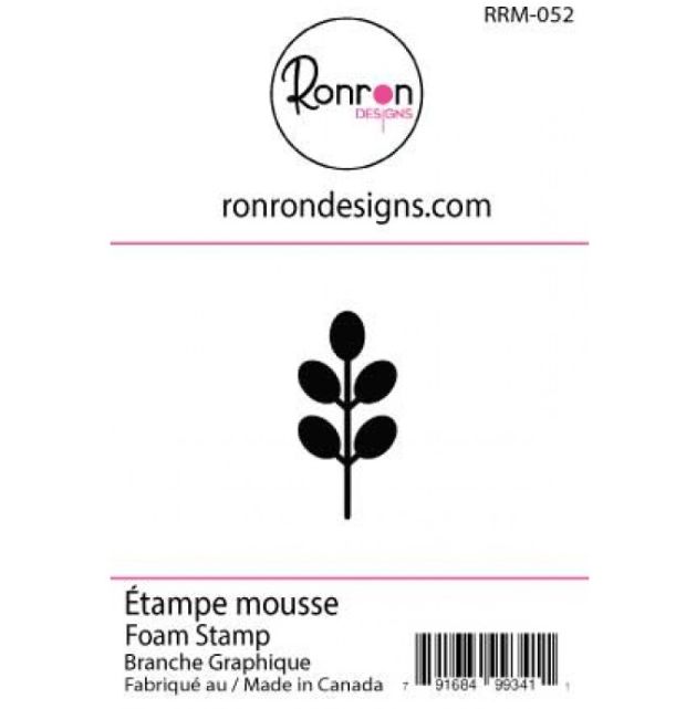 NOUVEAUTÉ! Ronron Designs - Étampes en mousse «Branche Graphique»