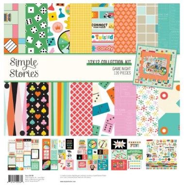 Simple Stories - Papier 12x12 Game Night