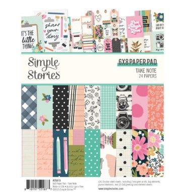 Simple Stories - Papier 6x8 Take Note