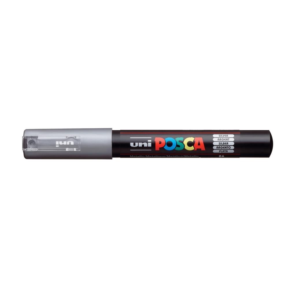 POSCA marqueurs «Peinture acrylique» couleurs «Pointe extra-fine Argent 0.7 mm» 1 pièce