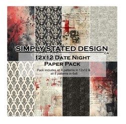 Simply Stated design - Papier 12x12 Date Night
