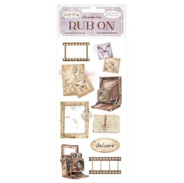 Stamperia - Rub-On Éléments Quiet Days