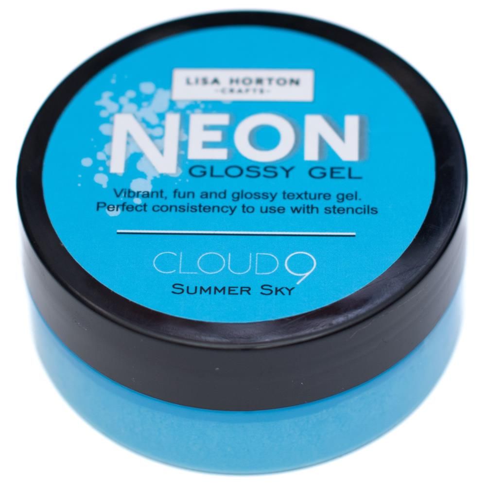LIQUIDATION!!! Lisa Horton - Neon Glossy Gel «Summer Sky»(Le prix indiqué est déjà réduit de 40%)