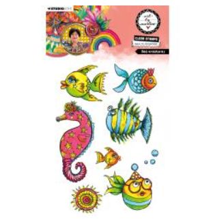 Art By Marlene - Étampe «Sea creatures» 8 pièces
