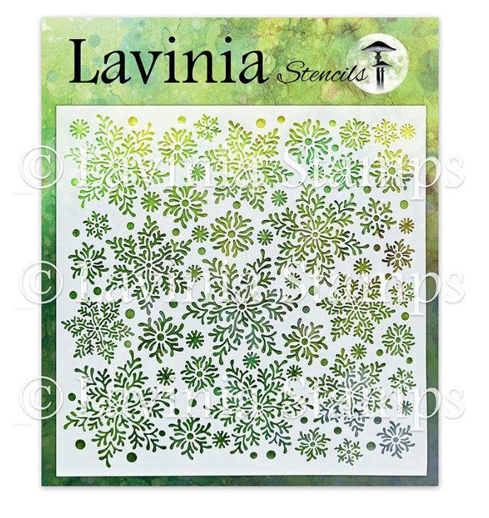 NOUVEAUTÉ! Lavinia - Stencil Flocons de neige