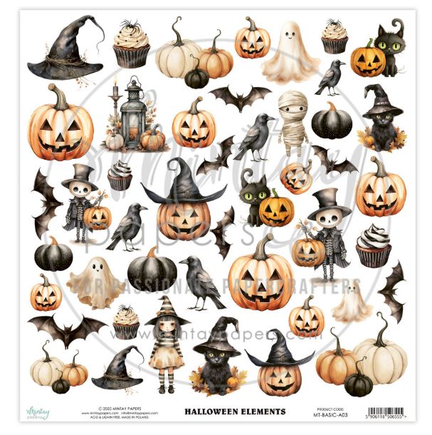 Mintay - Éphémèras Halloween Elements