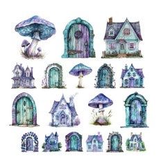 Simply Stated design - Éphémèras Éléments de la collection Amethyst Garden