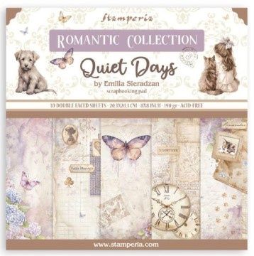 Stamperia - Papier 8x8 Quiet Days