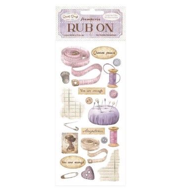 Stamperia - Rub-On Couture Quiet Days