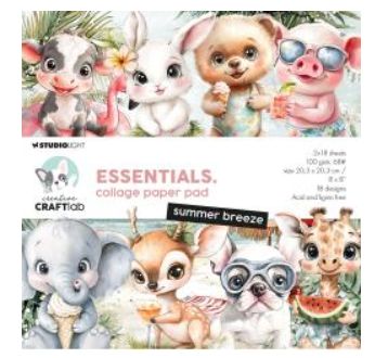 NOUVEAUTÉ! Studio Light - Papier Collage Essentials Summer Breeze