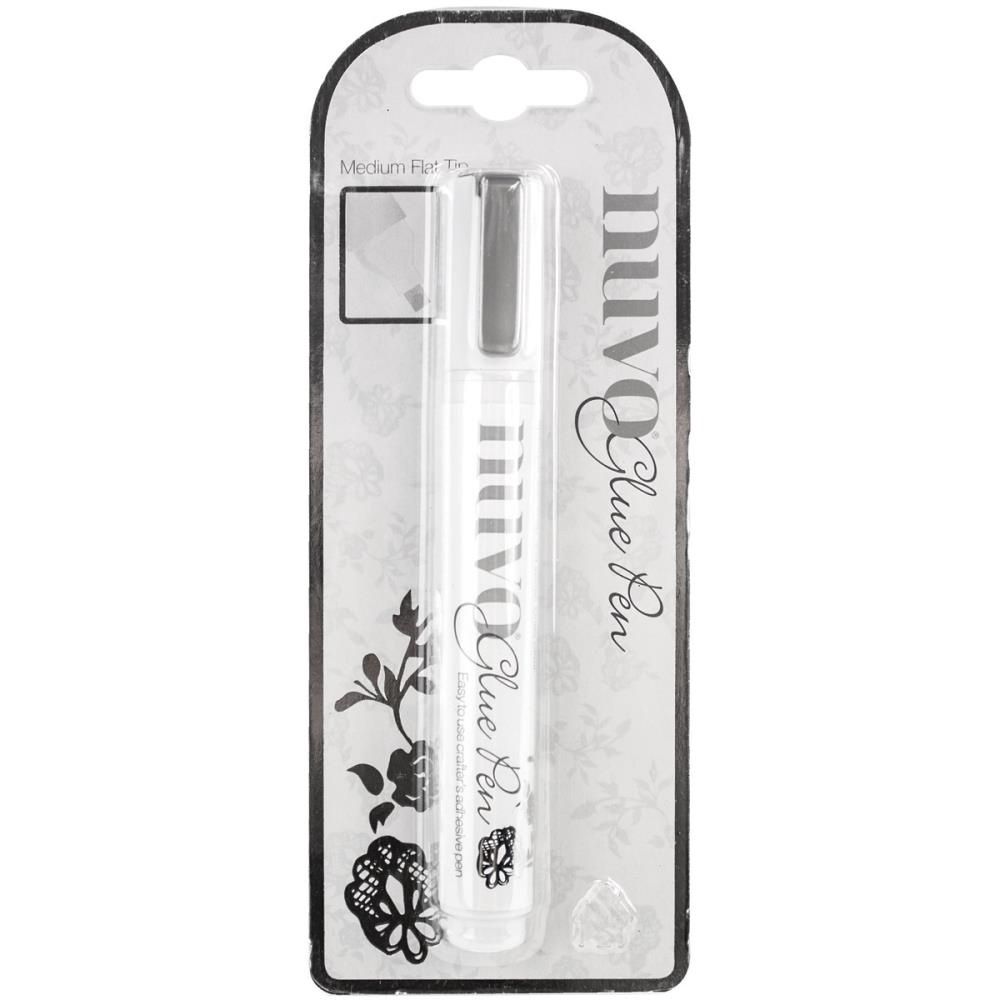Nuvo - Stylo à colle à pointe plate Medium 21g