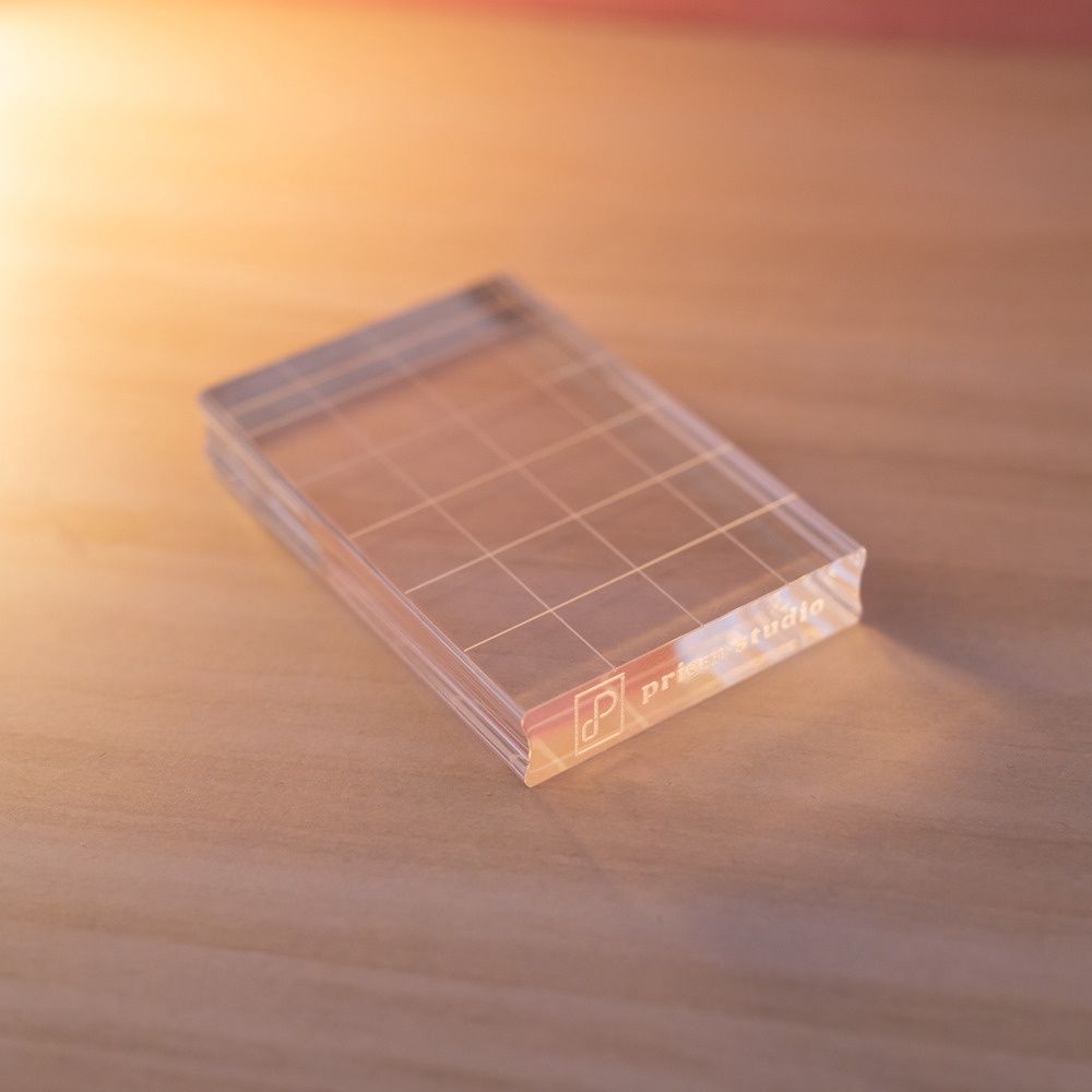 Prism- «Bloc transparent en acrylique » 1 pièce 2 x 3