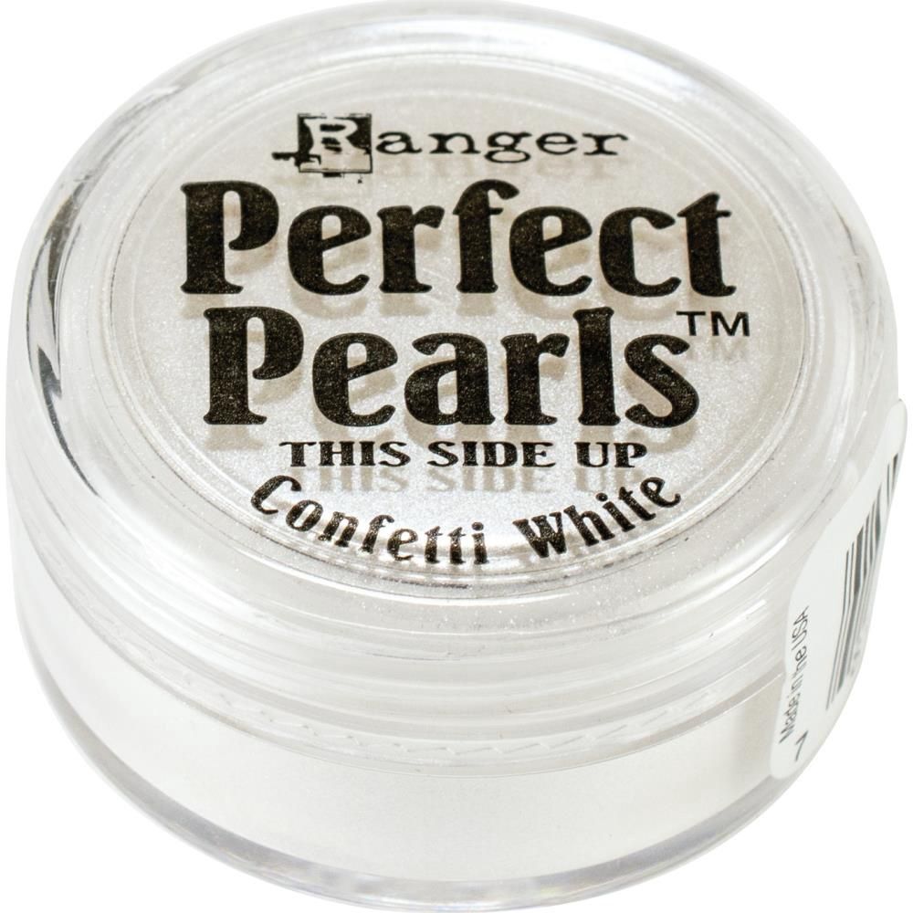 Ranger - Perfect Pearls Powder couleur «Confetti White» .0.25oz