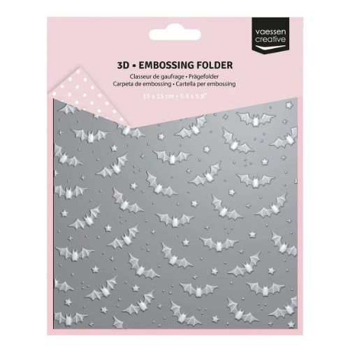 NOUVEAUTÉ! Vaessen Creative - Dossier de gauffrage Chauves-souris 6" X 6"