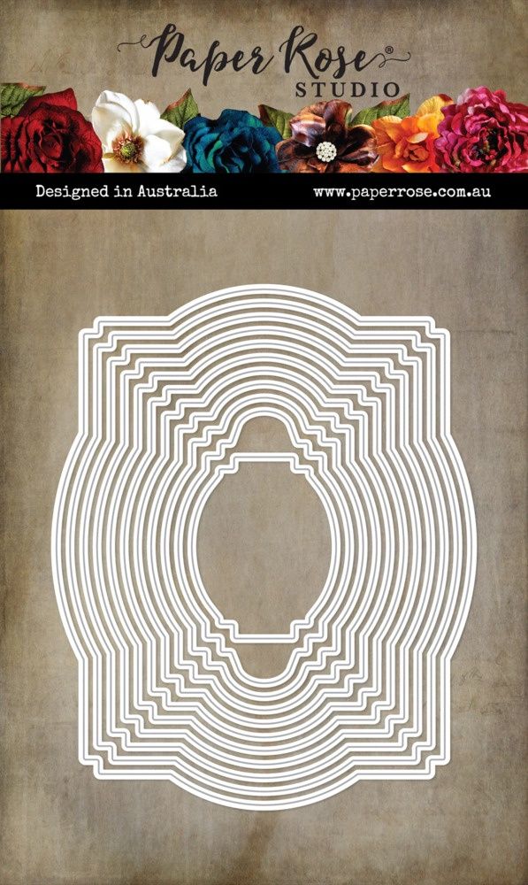 Paper Rose - Dies Vintage Label 2, 11 pièces