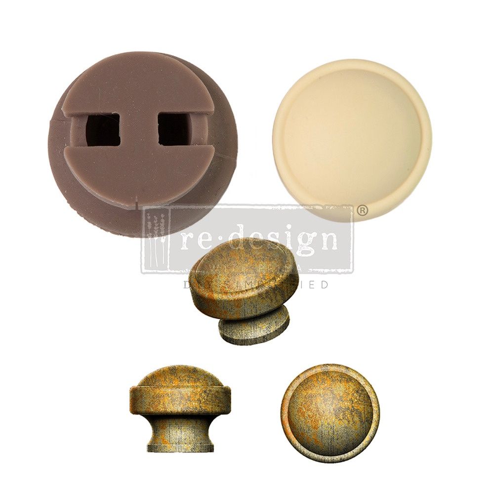 Re-Design - Moule à bouton «3D Knob Mould/Regal Aura»