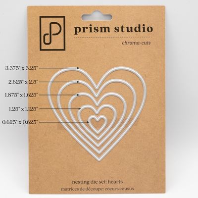 Prism Studio - Dies «Nesting Hearts» 5 pcs
