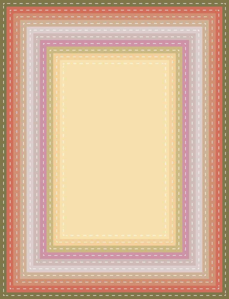 Prism - Dies modèle « Nesting Stitched Rectangles» 10 pcs