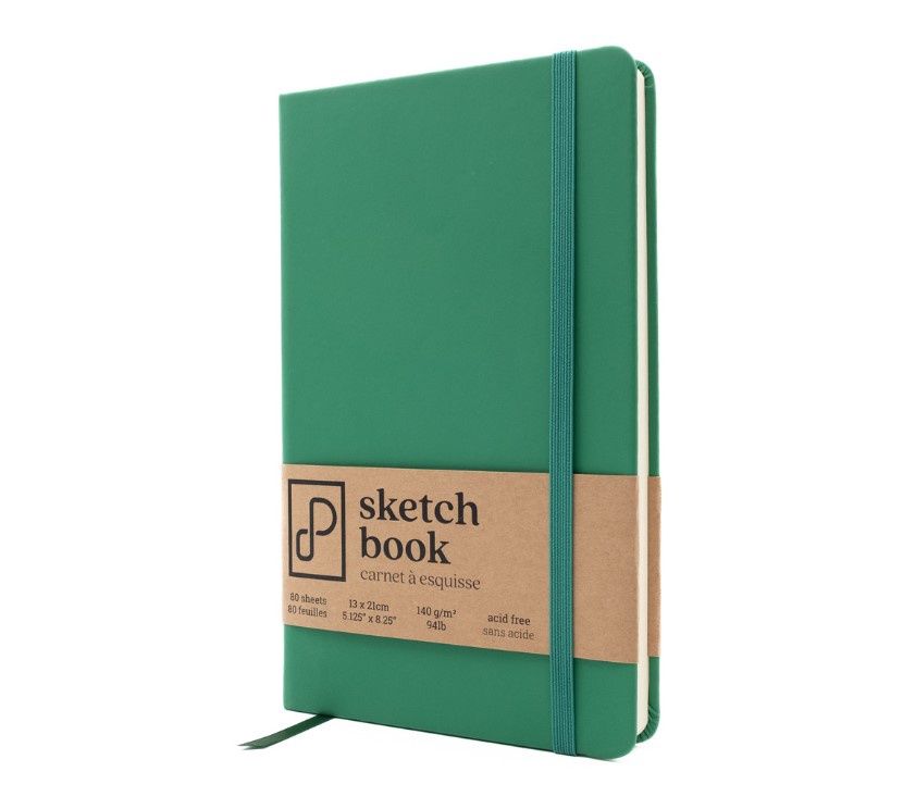 Prism Studio - Sketch Book «Vert Cyprès» 5"X8"