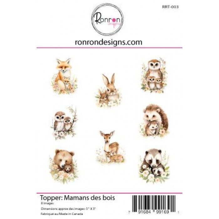 Ronron Designs - Topper «Mamans des bois»