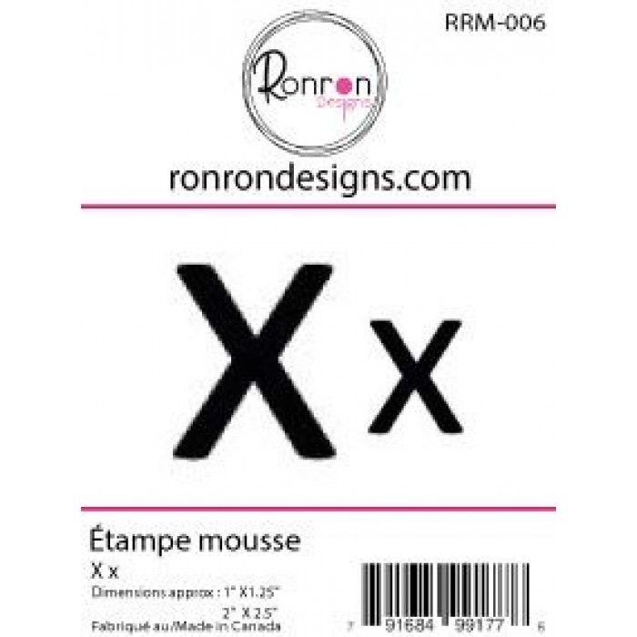 Ronron Designs - Étampes en mousse «Xx»