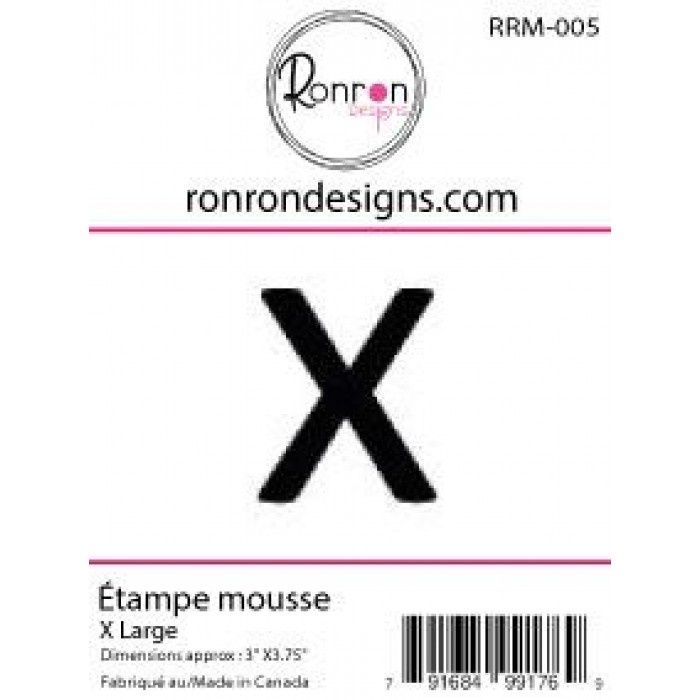 Ronron Designs - Étampe en mousse «X Large»