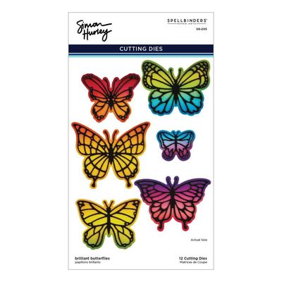 Simon Hurley - Dies «Brilliant Butterflies», 12 pièces