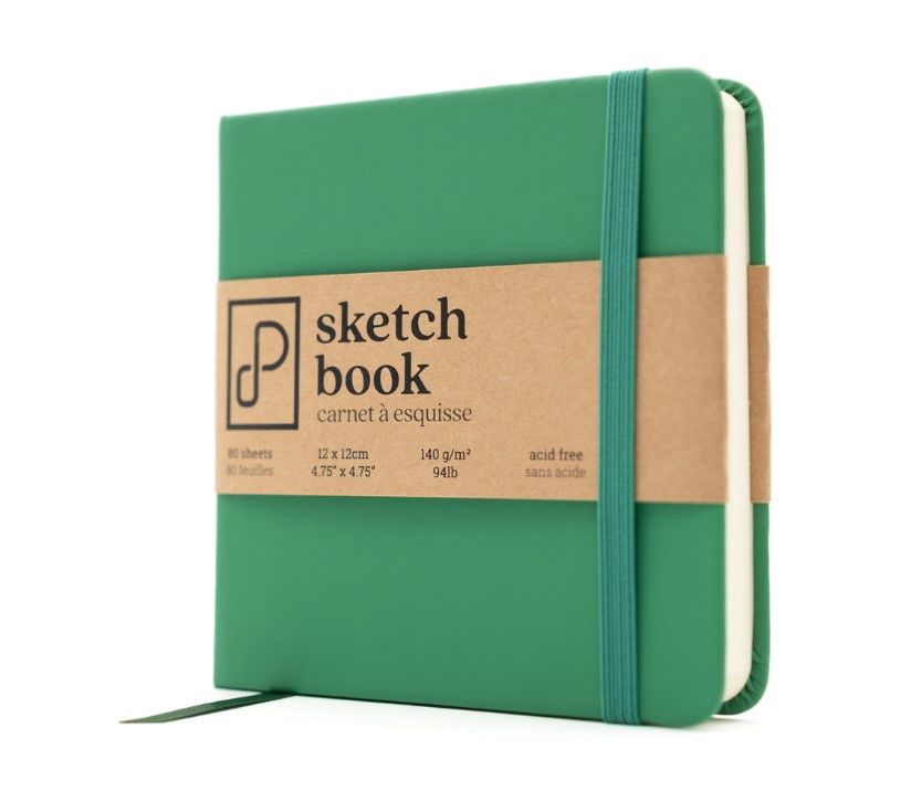 Prism Studio - Sketch Book «Vert Cyprès» 4"X4"