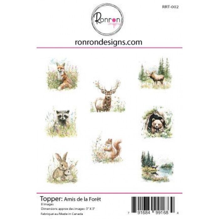 Ronron Designs - Topper «Amis de la forêt»