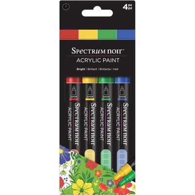 Spectrum Noir - marqueurs «Peinture acrylique» couleurs «Bright»