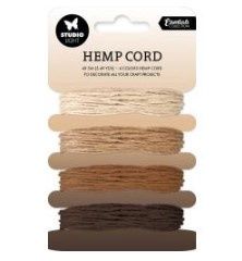 Studio Light - Corde de chanvre Rose «Nuances de Brun»