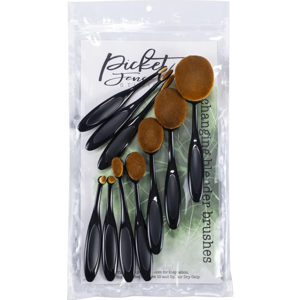 Studio Light - «Ink Blending Brushes No. 8» ensemble 10 pcs