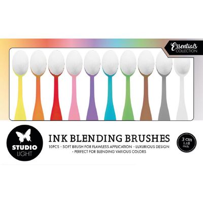 Studio Light - «Ink Blending Brushes No. 8» ensemble 10 pcs