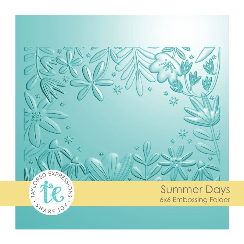 Taylored Expressions - Plaques à embosser «Summer Days» 6" x 6"