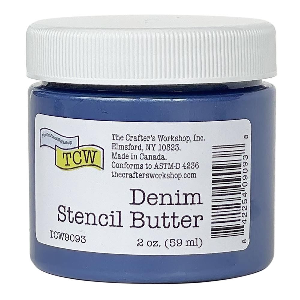 TCW - Stencil Butter couleur «Denim» 2 oz