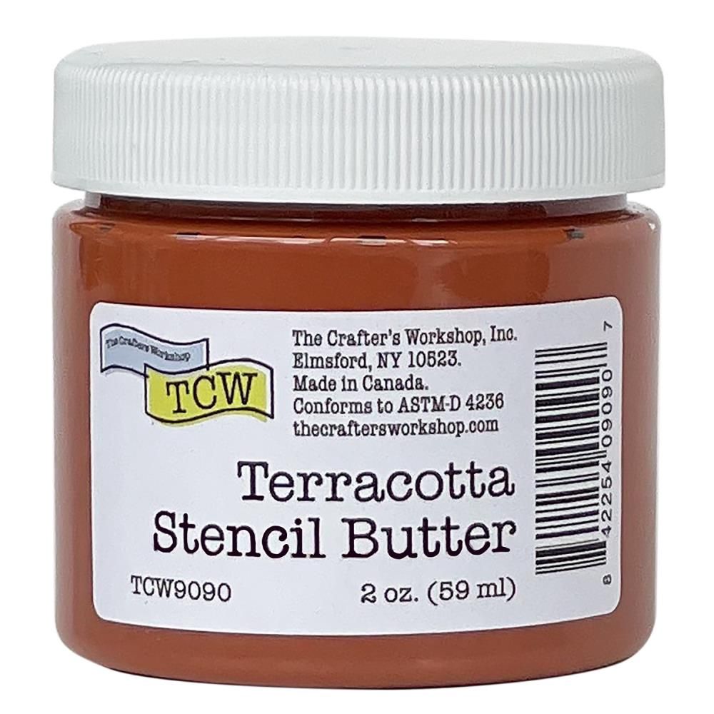 TCW - Stencil Butter couleur «Terracotta» 2 oz