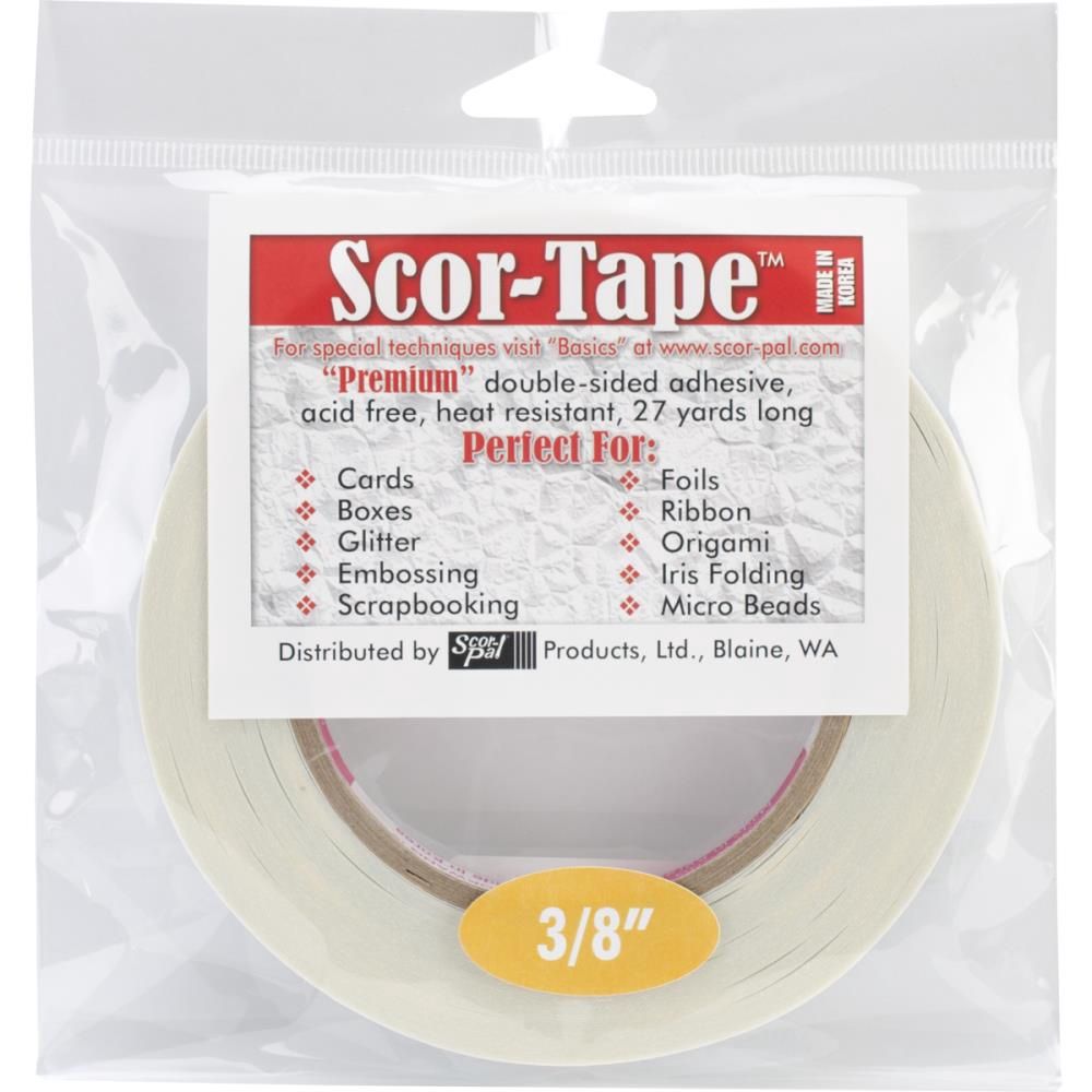 Scor-Tape - Ruban adhésif 3/8" double-face