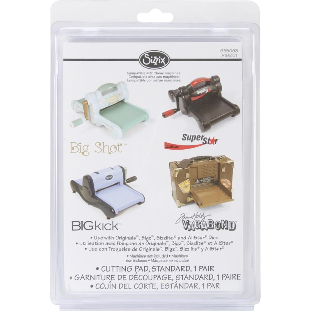 Sizzix - Big Shot «Plaques transparentes» 2 pièces