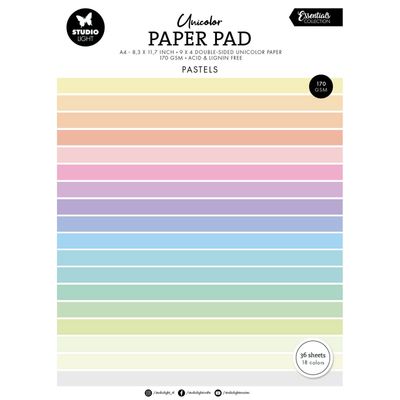 Studio Light- Paper Pad 8,3"X11,7" «Pastel»