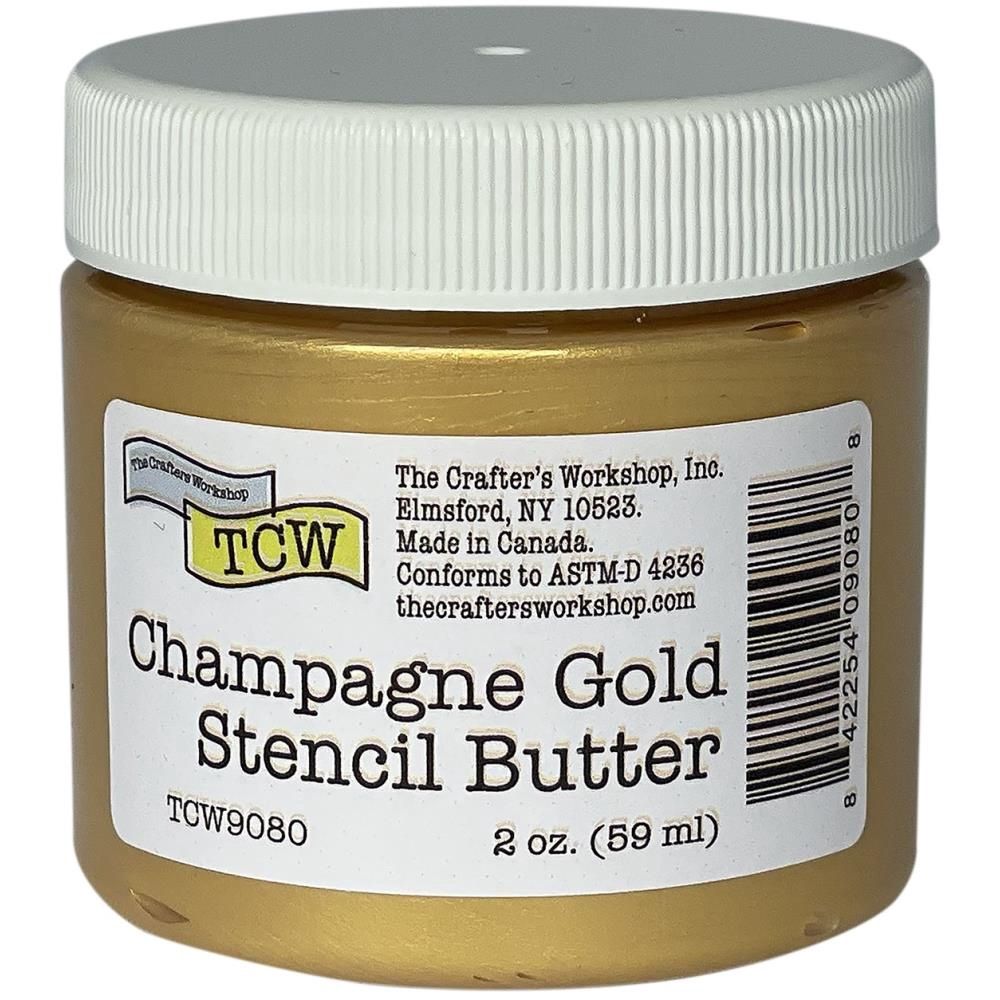 TCW - Stencil Butter couleur «Champagne Gold» 2 oz