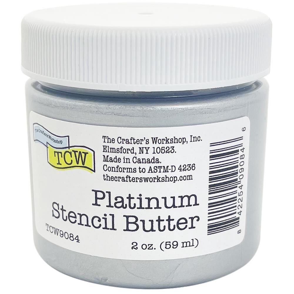 TCW - Stencil Butter couleur «Platinum» 2 oz