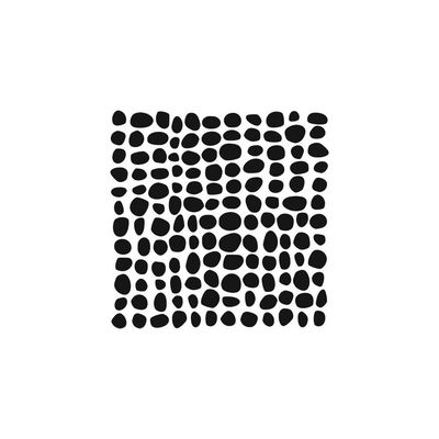 TCW - Stencil «Pebble Grid» 12" X 12"
