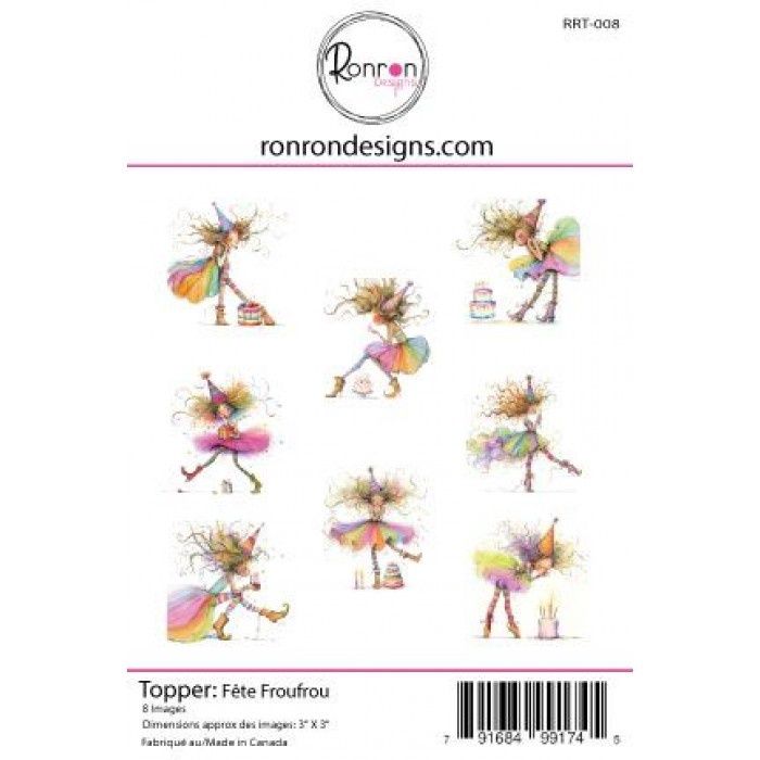 Ronron Designs - Topper «Fête frou frou»