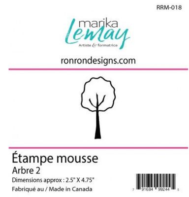 Ronron Designs - Étampe en mousse «Arbre 2»