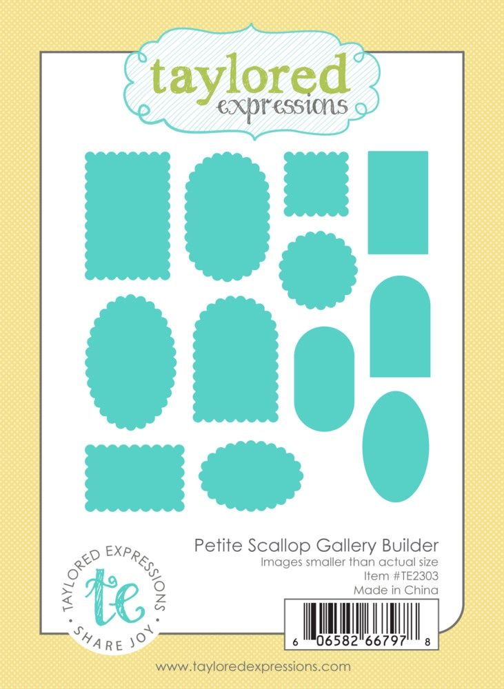 Taylored Expressions - Dies Petite Scallop Gallery Builder