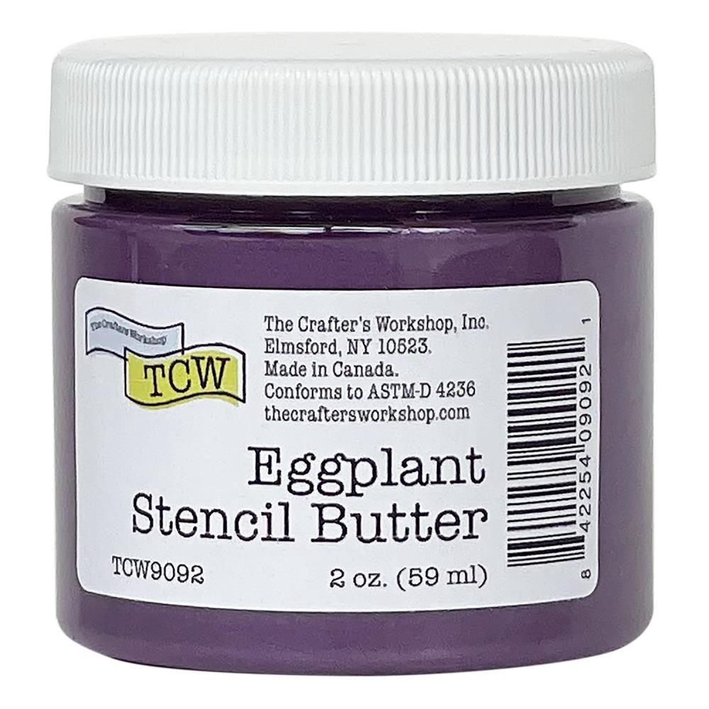 TCW - Stencil Butter couleur «Eggplant» 2 oz