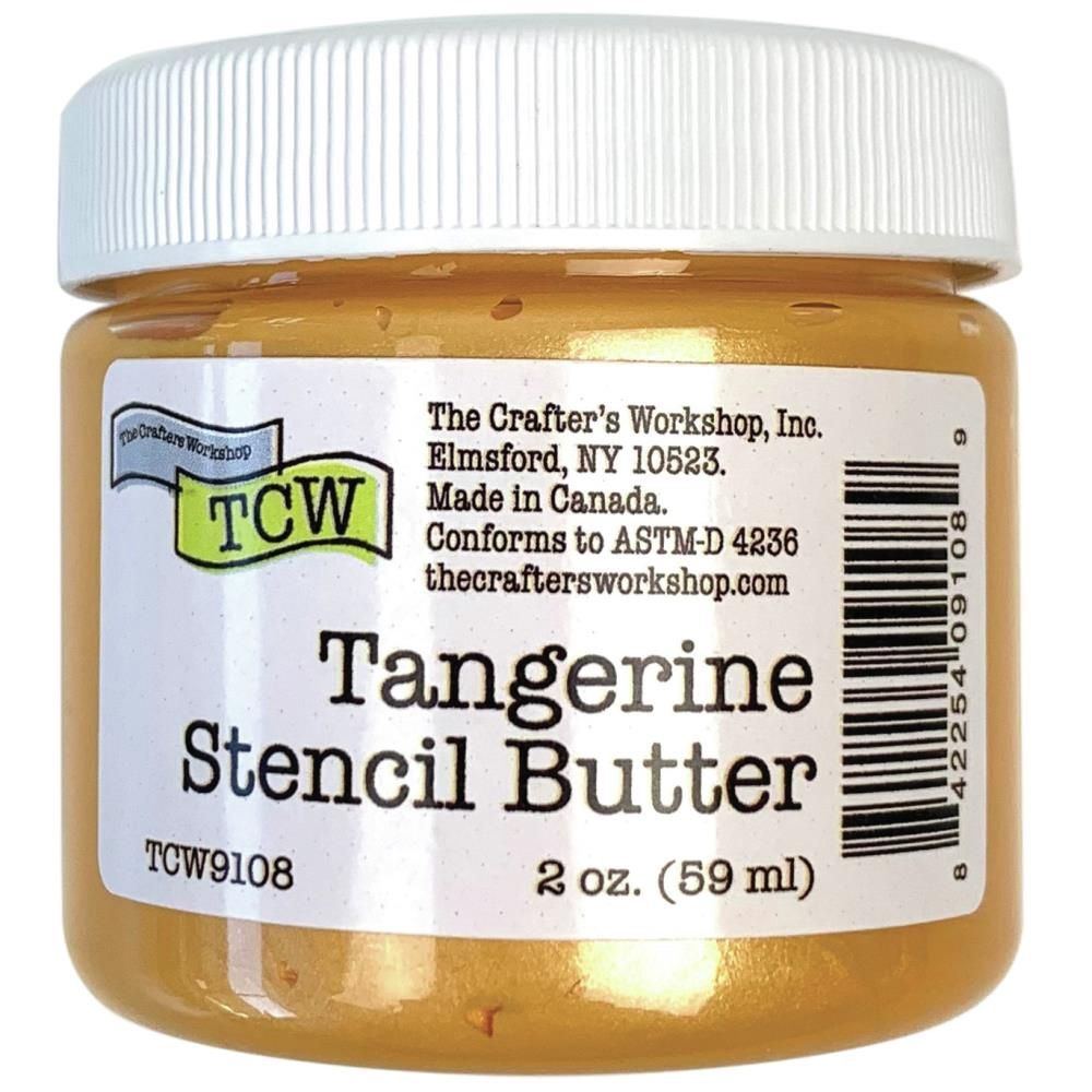 TCW - Stencil Butter couleur «Tangerine» 2 oz