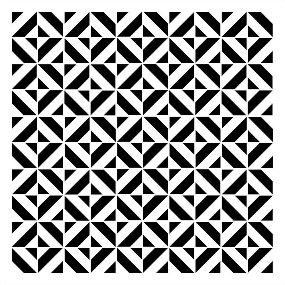 TCW - Stencil «Illusions» 6" X 6"