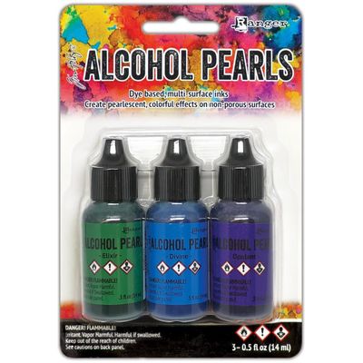Ranger - Alcohol Ink Kit Pearls #6» couleur Elixir/ Divine/ Opulent