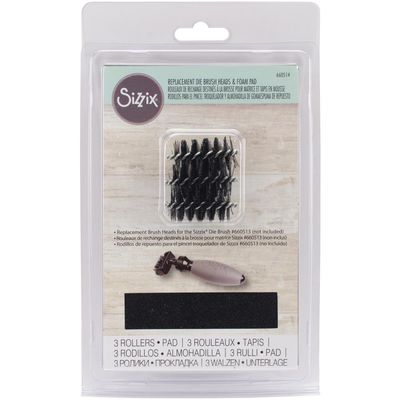 Sizzix - Brosse et mousse de remplacement pour Sizzix Die Brush